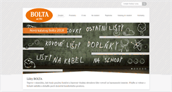 Desktop Screenshot of bolta.cz