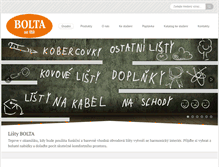 Tablet Screenshot of bolta.cz