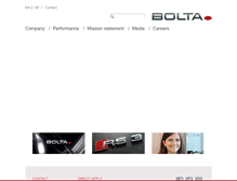 Tablet Screenshot of bolta.com